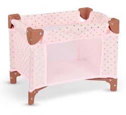LULLABABY - PARC ÉTOILE PLIABLE POUR POUPÉE NOUVEAU-NÉE (35.5 CM)